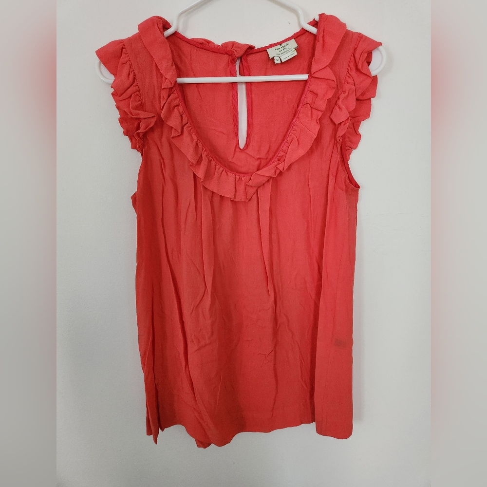 Kate Spade salmon colored blouse